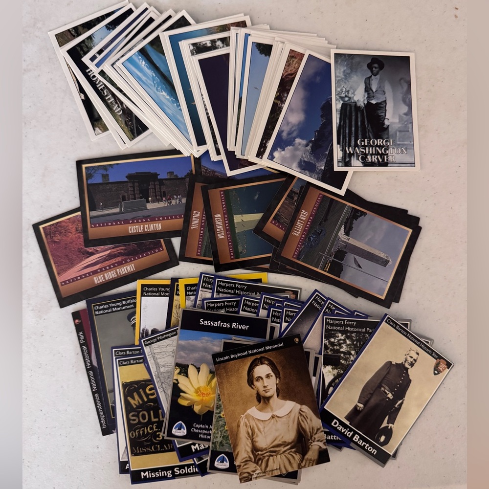 National Park Trading Card Collection - 78 cards total